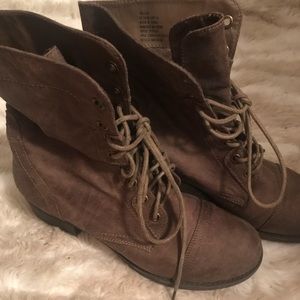 JustFab Combat Boots